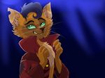  2017 anthro capper_(mlp) cat clothing feline fur hair male mammal movie_(disambiguation) my_little_pony solo unknown_artist 