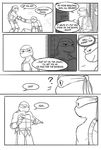  blush comic donatello_(tmnt) inside leonardo_(tmnt) male michelangelo_(tmnt) ninja raphael_(tmnt) reptile sai scalie sitting sneefee teenage_mutant_ninja_turtles turtle 