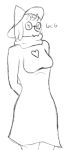  &lt;3 caprine clothing crossgender deltarune dress eyewear female fur geg_(artist) goat hair hat horn mammal ralsei scarf sketch solo 