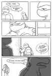  brick comic invalid_tag leonardo_(tmnt) male ninja raphael_(tmnt) reptile scalie sneefee teenage_mutant_ninja_turtles text turtle 