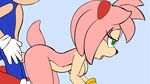  2017 ahegao all_fours ambiguous_penetration amy_rose animated anthro black_nose breasts butt clothing cum cum_on_back cum_on_butt cumshot dialogue duo ejaculation english_text female footwear from_behind_position gloves green_eyes hair half-closed_eyes headband hedgehog hi_res looking_back looking_pleasured male male/female mammal nipples no_sound nude open_mouth orgasm penetration penis pink_hair pull_out sex short_hair sonic_(series) sonic_the_hedgehog text the_other_half tongue tongue_out video_games 