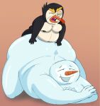 anal anal_penetration anukkyt avian bird duo hi_res male male/male nude overweight penetration penguin penguin_(robot_dreams) robot_dreams size_difference small_dom_big_sub snowman_(robot_dreams) snowman_(species)