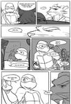  comic leonardo_(tmnt) male mammal michelangelo_(tmnt) ninja raphael_(tmnt) rat reptile rodent scalie sneefee sofa splinter teenage_mutant_ninja_turtles turtle video_games 