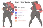  2017 anthro anthrofied arm_over_head big_breasts breasts butt deadpliss female front_view hair ipan model_sheet navel nintendo nipples nude pok&eacute;mon pok&eacute;morph pose pussy smile solo video_games voluptuous zoroark 