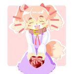  artist_request dog eyes_closed furry open_mouth pink_hair short_hair valentine_day 