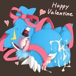  &lt;3 after_sex animal_genitalia anthro anus blush butt cum cum_drip cum_from_ass cum_leaking digimon dripping erection gaping gaping_anus genital_slit holidays leaking leaking_anus lying male messy nekokagebevil nude on_side open_mouth panting ribbons saliva saliva_string scalie slit solo sweat valentine&#039;s_day veemon 