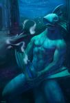  2017 abs anthro armpits balls biceps big_penis bubble chunie cum cum_in_water cum_underwater cumshot digital_media_(artwork) ejaculation erection eyes_closed fish hi_res humanoid_penis male marine masturbation membranous_fins muscular muscular_male nude open_mouth orgasm partially_retracted_foreskin pecs penile_masturbation penis scalie smile solo teeth two-handed_masturbation uncut underwater water 