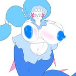  big_breasts breasts eyewear female glasses hyper invalid_color mammal marine mature_female merfolk nintendo pinniped pok&eacute;mon pokebii primarina seal video_games 