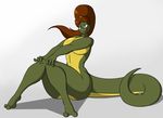  2017 anthro big_breasts breasts female lizard mona_lisa nude reptile scalie shinysteel smile solo teenage_mutant_ninja_turtles 