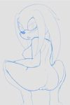  anthro breasts echidna female jammiez mammal mobian_(species) monotreme nude princess_alucion pussy solo sonic_(series) 