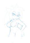  breasts female jammiez looking_at_viewer pussy solo stella_the_tenrec tenrec 