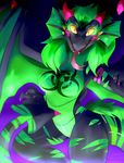  amethystdust anthro breasts dragon featureless_breasts female looking_at_viewer nude solo tongue tongue_out 