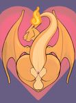  anus balls charizard covertcanine male nintendo pok&eacute;mon solo video_games wings 