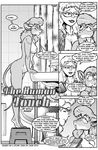  anthro bathroom breasts clothing comic eyewear female female/female glasses human human_on_anthro interspecies lingerie mammal monochrome mouse nipples penny_pound pregnant rodent style_wager tuft 