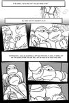  brick comic kissing leonardo_(tmnt) male male/male ninja raphael_(tmnt) reptile scalie sneefee teenage_mutant_ninja_turtles turtle 