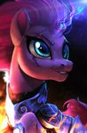  2017 armor blue_eyes broken_horn equine female horn imalou mammal my_little_pony my_little_pony_movie scar solo sparkles spoiler tempest_shadow_(mlp) unicorn 
