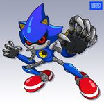  claws hedgehog machine male mammal metal_sonic red_eyes robot solo sonic_(series) 