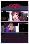 2girls brown_hair character_request laugh multiple_girls overwatch smile tagme 