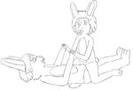  2017 age_difference anthro brother brother_and_sister cub duo female hair incest invalid_tag lagomorph male male/female mammal mammel monochrome nude penetration rabbit sex sibling sister theoneontheceiling vaginal vaginal_penetration young 