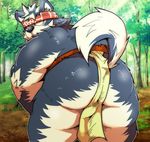  butt clothing horkeukamui invalid_tag loincloth male slightly_chubby solo tokyo_afterschool_summoners 