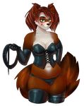  ear_piercing female horsie leather meozu pandaren piercing pigtails solo video_games warcraft whip 