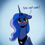  2017 animated anticularpony blue_eyes blue_feathers blue_hair blush crown english_text equine feathered_wings feathers female feral friendship_is_magic grey_background hair horn jewelry looking_at_viewer mammal my_little_pony necklace princess_luna_(mlp) simple_background solo text winged_unicorn wings 