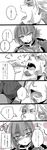  1girl beowulf_(fate/grand_order) blush braid check_translation comic examination fate/grand_order fate_(series) florence_nightingale_(fate/grand_order) greyscale highres long_hair mijinko_(83nabe) monochrome partially_translated scar translation_request 