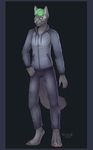  anthro canine clothed clothing felicia_cat fur hair looking_at_viewer male mammal smile solo standing wolf 