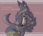  akularune bandage big_breasts breasts canine gore holidays liarborn mammal ribcage undead valentine&#039;s_day wolf zombie 