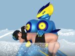  3d_(artwork) android boob_boop dickgirl digital_media_(artwork) dragon human idsaybucketsofart intersex leviathan-29 machine mammal reptile robot scalie trap_(disambiguation) water 