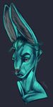  adeloo ambiguous_gender anthro fur hair headshot lagomorph looking_at_viewer mammal rabbit solo whiskers 