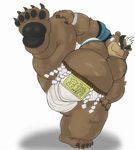  anthro ashigara bear male mammal muscular simple_background slightly_chubby solo sumo tokyo_afterschool_summoners 