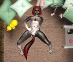  2017 animal_genitalia anthro breasts canine collar ea eleonora famale hair inside invalid_tag mammal masturbation nipples nude red_hair sims_3_mod sims_3_skin solo the_sims_3 wildforesty wolf 