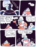  animated_skeleton bone comic human loverofpiggies mammal papyrus_(undertale) protagonist_(undertale) sans_(undertale) simple_background skeleton text undead undertale video_games 