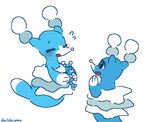  blue_body blush brionne cute dailybrionne duo mammal marine nintendo pinniped plushie pok&eacute;mon seal smile sweat video_games 