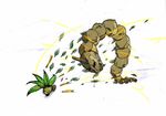  battle leaf no_humans oddish onix pokemon 