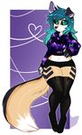  anthro canine clothed clothing female honesty_(artist) looking_at_viewer mammal overweight solo standing 