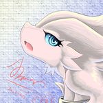  dengon legendary_pok&eacute;mon nintendo pok&eacute;mon reshiram simple_background video_games 