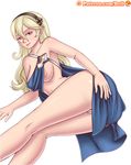  1girl areola areolae artist_name ass blonde_hair blue_cape breasts cape cleavage female female_my_unit_(fire_emblem_if) fire_emblem fire_emblem_if hair_between_eyes hand_on_ass legs long_hair lying medium_breasts my_unit_(fire_emblem_if) naked_cape nintendo nude on_side patreon pussy red_eyes reit shiny shiny_hair shiny_skin simple_background solo thighs web_address white_background 
