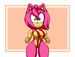  2017 amy_rose animated big_breasts breasts clothing female fur green_eyes hair hairband looking_at_viewer low_res nipple_bulge pink_fur pink_hair sonic_(series) tan_skin tight_clothing wide_hips 