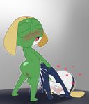  ahegao anal anal_penetration anus balls biting_lip blush butt cum cum_in_ass cum_inside duo erection jerseydevil keroro looking_pleasured male nude open_mouth penetration penis sex sgt._frog simple_background tamama tongue tongue_out 