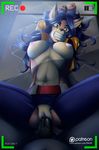  anthro big_breasts breasts carmelita_fox clothing female huge_breasts llmixll mammal patreon sly_cooper sly_cooper_(series) video_games 