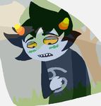  animated carsick conditional_dnp digital_drawing_(artwork) digital_media_(artwork) homestuck karkat_vantas male ms_paint_adventures vomit wolftacos 