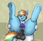  2017 anal anal_penetration anus balls black_penis blue_fur blush dildo duo equine female feral friendship_is_magic fur hair horse magic male male/female mammal multicolored_tail my_little_pony penetration penis pony pussy rainbow_dash_(mlp) sex sex_toy shining_armor_(mlp) stargazer teats vaginal vaginal_penetration 