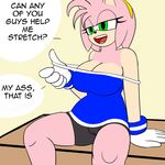  2017 amy_rose anthro big_breasts breasts cleavage clothed clothing english_text female hedgehog mammal solo sonic_(series) text viktor2 