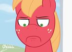  acstlu angry big_macintosh_(mlp) equine freckles friendship_is_magic fur green_eyes hair horse invalid_tag male mammal my_little_pony orange_hair red_fur 