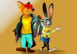  2017 anthro canine clothed clothing disney female fox fur judy_hopps lagomorph male mammal nick_wilde rabbit zigrock001 zootopia 