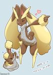  &lt;3 blush buneary lagomorph lopunny mammal nintendo pok&eacute;mon rabbit sweat video_games virgin_killer_sweater 