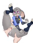  &lt;3 &lt;3_eyes 2016 anthro balls bottomless clothed clothing disney duo erection female fur hi_res human judy_hopps lagomorph male male/female mammal pallasite pawtsun penetration penis pussy rabbit sex vaginal vaginal_penetration zootopia 