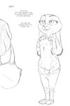  2017 akiric anthro barely_visible_genitalia black_and_white breasts canine clothed clothing clothing_lift disney duo female fox judy_hopps lagomorph male mammal monochrome nick_wilde pants_down partially_clothed police_uniform pussy rabbit shirt shirt_lift simple_background small_breasts solo_focus subtle_pussy undressing uniform white_background zootopia 